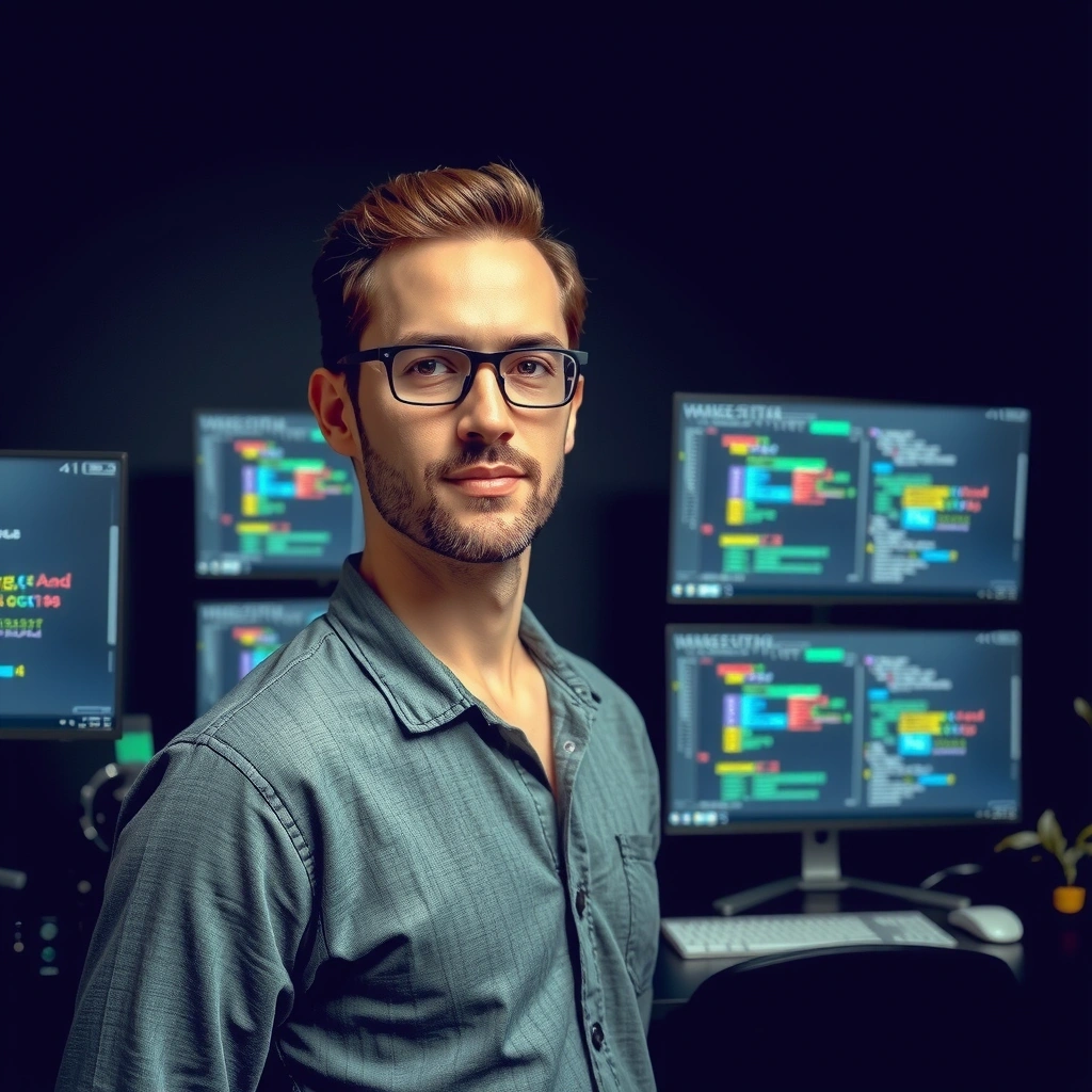 Lead Developer in tech workspace